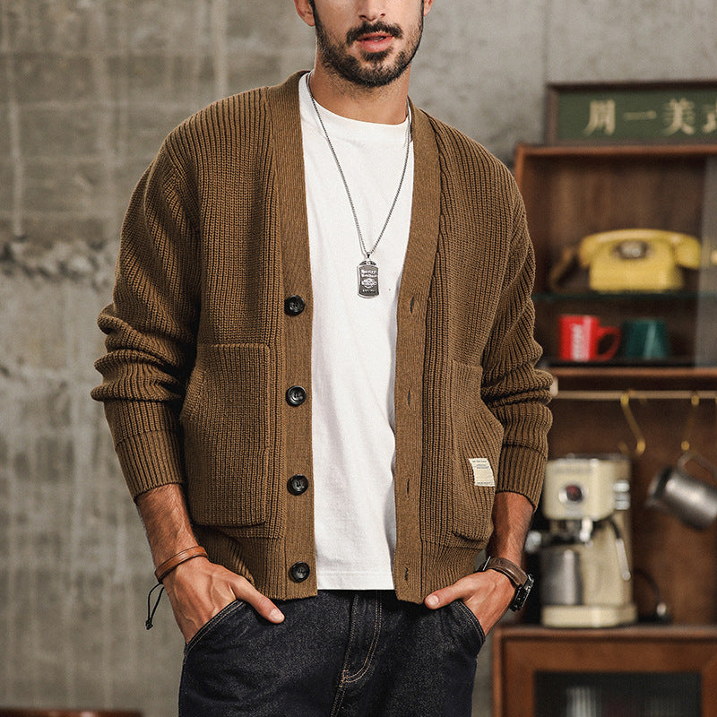 Tom Hollinger | Herren Strick-Cardigan-Pullover