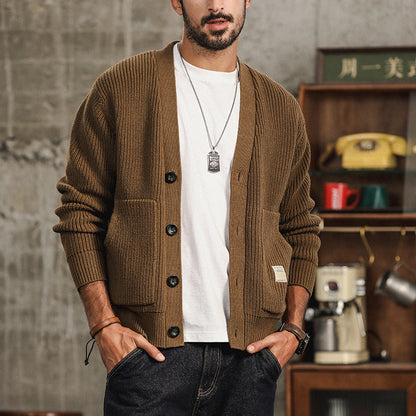 Tom Hollinger | Herren Strick-Cardigan-Pullover