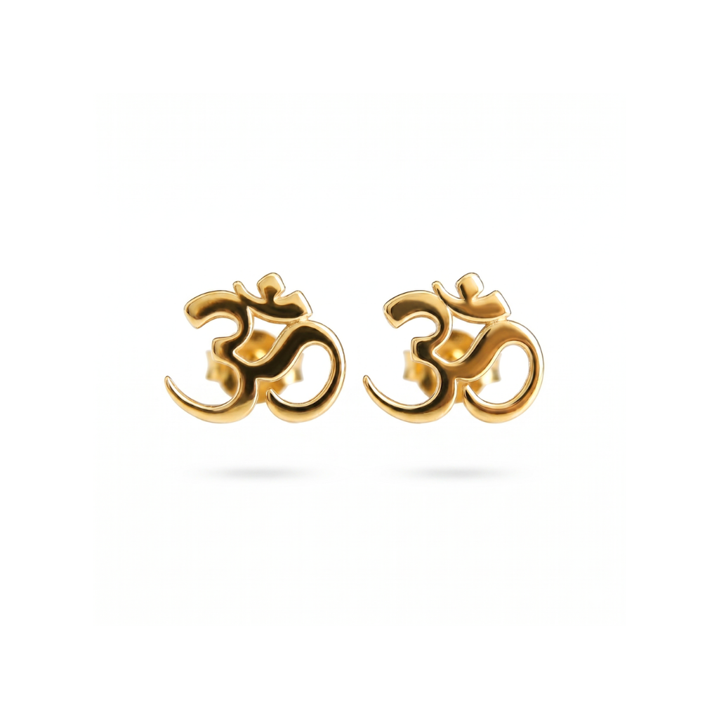 Om Stud Earrings