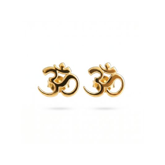 Om Stud Earrings