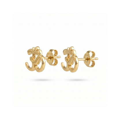 Om Stud Earrings