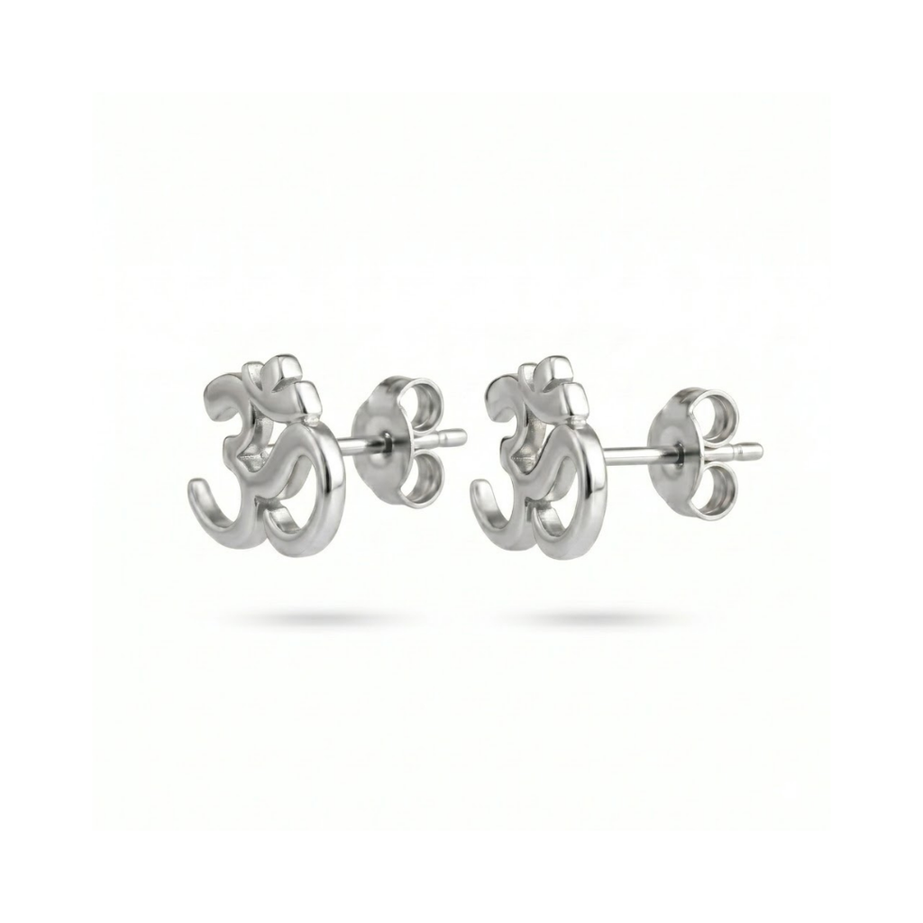 Om Stud Earrings