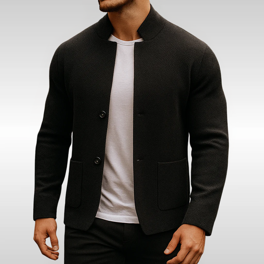 Tom Hollinger | Herren Strickcardigan Mit Struktur