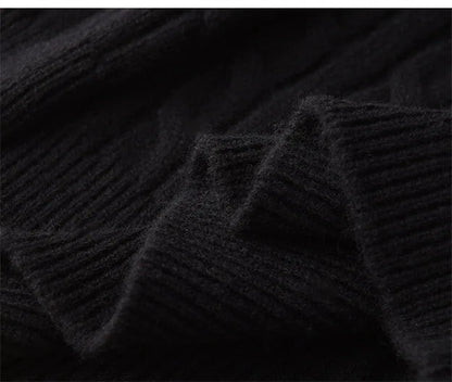 Tom Hollinger | Halbhoher Kragen Reißverschluss Strickpullover