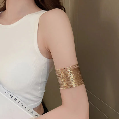 Bohemian Metal Starfish Open Arm Bracelet