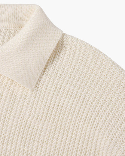 Tom Hollinger | Herren Strickpullover Mit Halbzip Aus Baumwolle