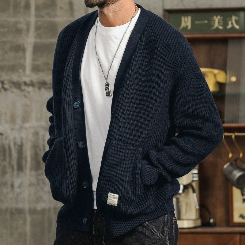 Tom Hollinger | Herren Strick-Cardigan-Pullover