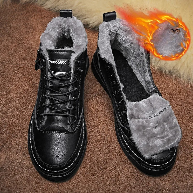 Tom Hollinger | Herren Winterstiefel mit Fleecefutter
