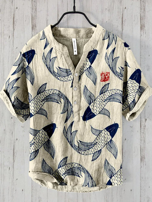 Tom Hollinger | Herren Hemd Mit Vintage Print
