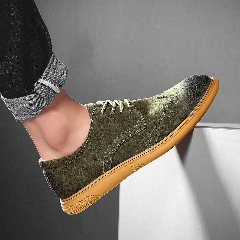 Tom Hollinger | Herren atmungsaktive Oxford Schnürschuhe für Freizeit und Business