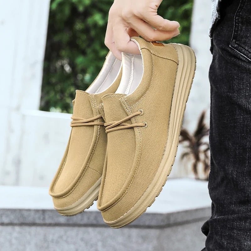 Tom Hollinger | Freizeit-Slipper aus Canvas mit Flexsohle