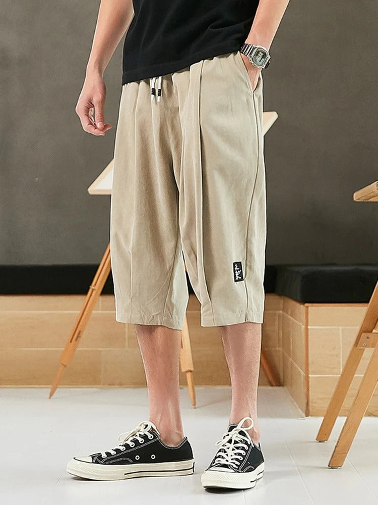 Tom Hollinger | Lässige Kord-Shorts mit weitem Bein