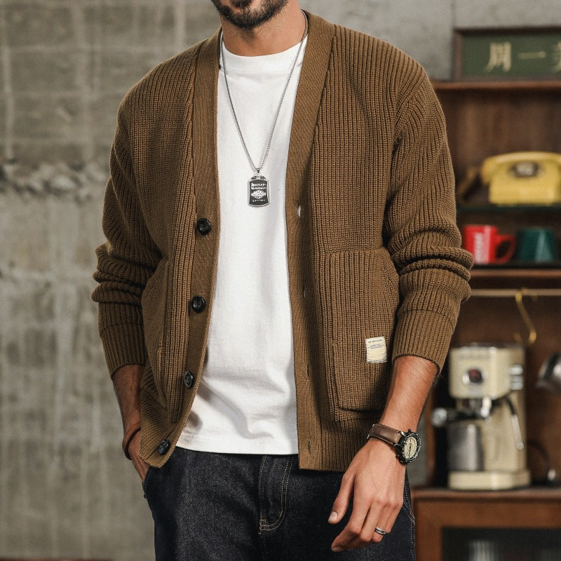 Tom Hollinger | Herren Strick-Cardigan-Pullover