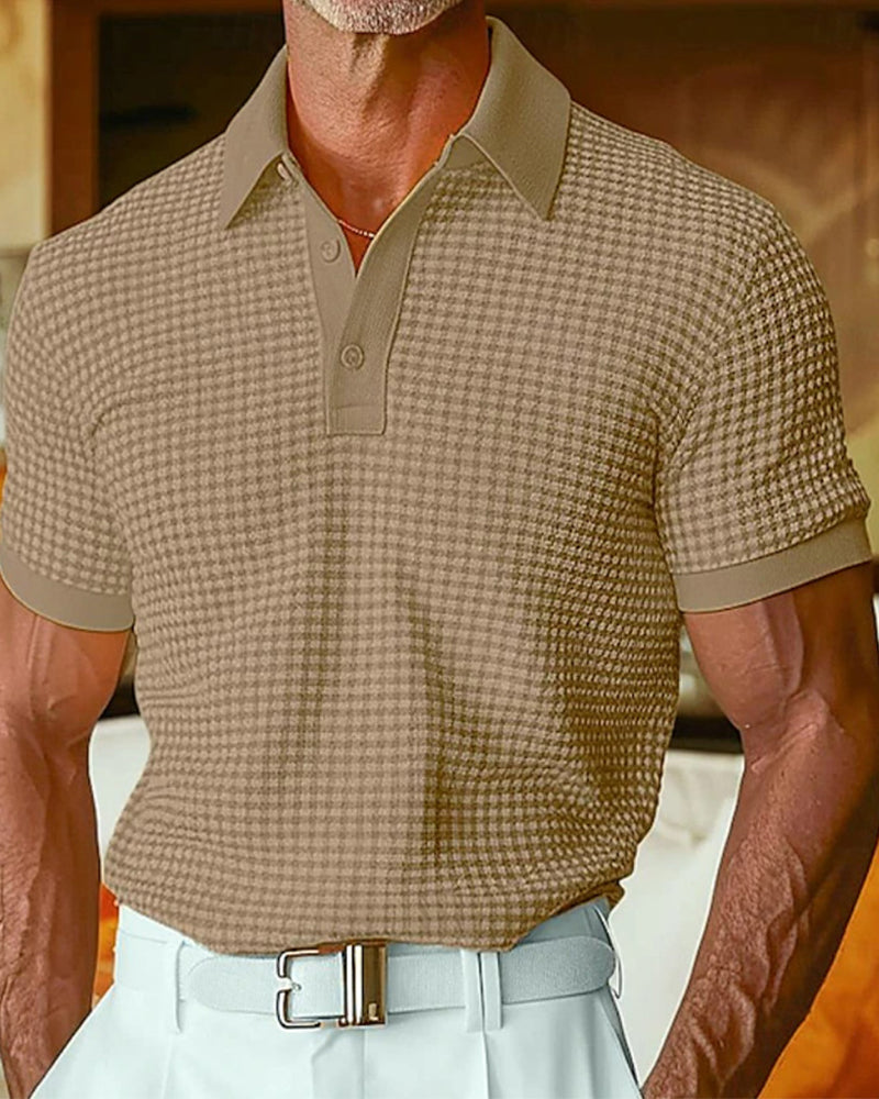 Tom Hollinger | Herren Poloshirt Mit Knopfleiste Und Kurzarm