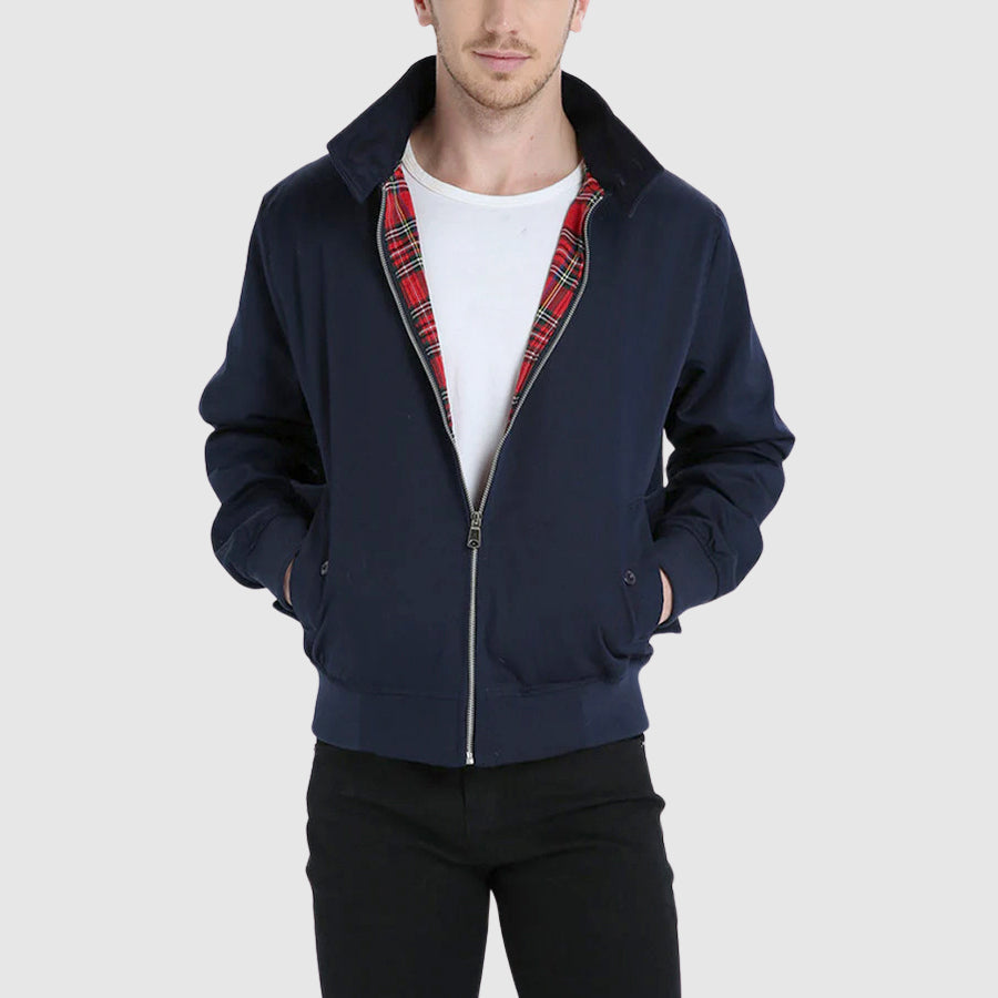 Tom Hollinger | Herren Retro Klassische Lederjacke
