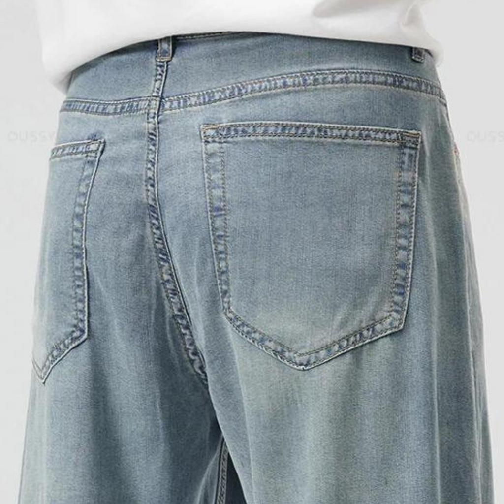Tom Hollinger | Herren Straight Leg Hose Aus Lyocellmischung Mit 5 Taschen
