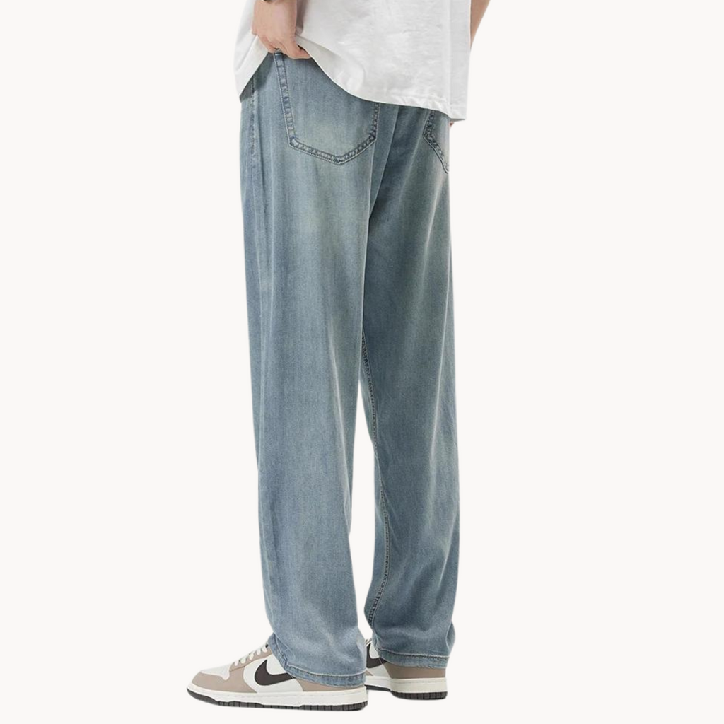 Tom Hollinger | Herren Straight Leg Hose Aus Lyocellmischung Mit 5 Taschen