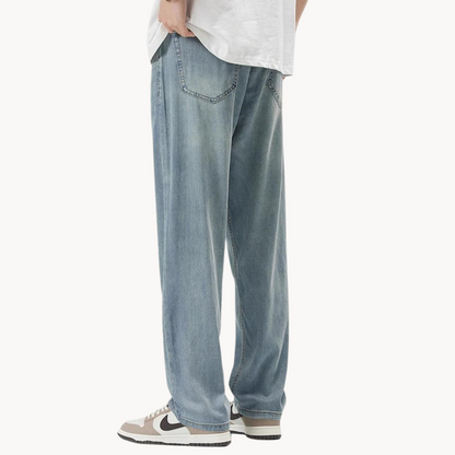 Tom Hollinger | Herren Straight Leg Hose Aus Lyocellmischung Mit 5 Taschen