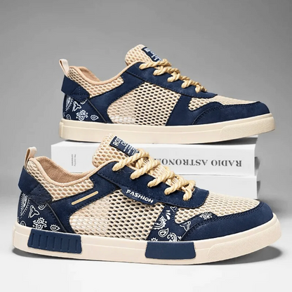 Tom Hollinger |  Herren Mesh Sneaker Zum Schnüren Mit Vulkanisierter Sohle