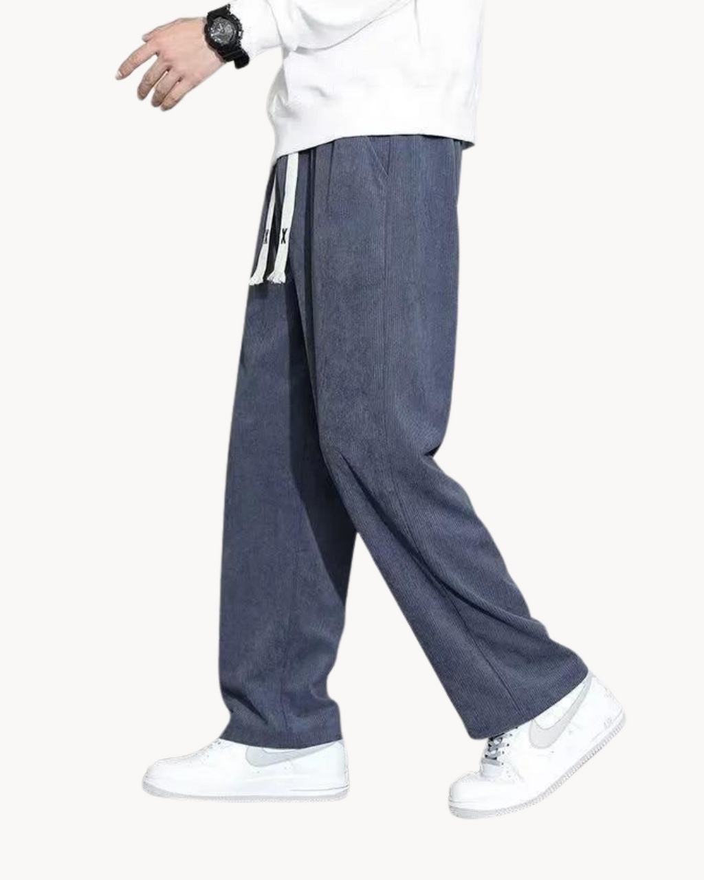Tom Hollinger | Herren Cordhose Mit Kordelzug Und Geradem Bein