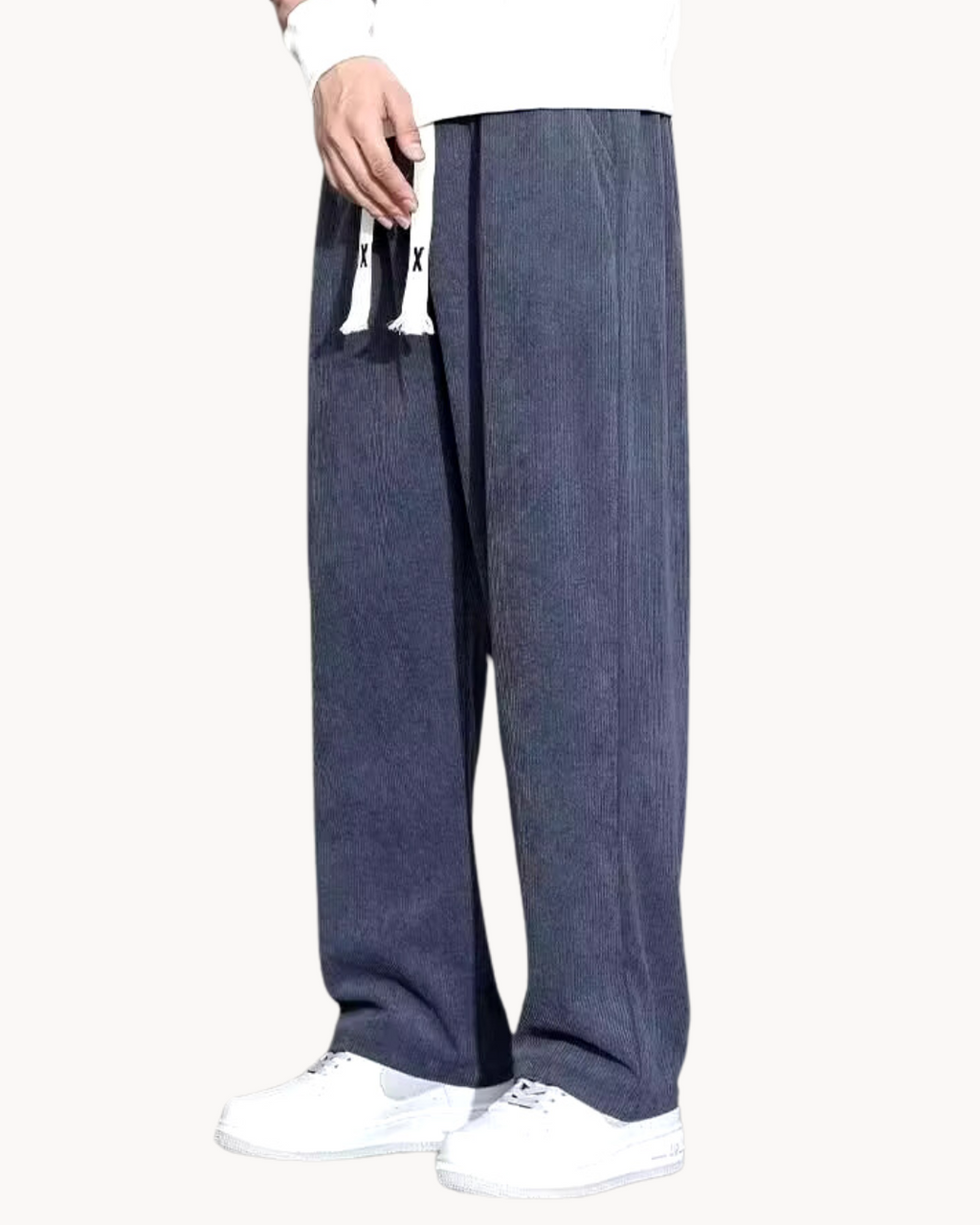 Tom Hollinger | Herren Cordhose Mit Kordelzug Und Geradem Bein