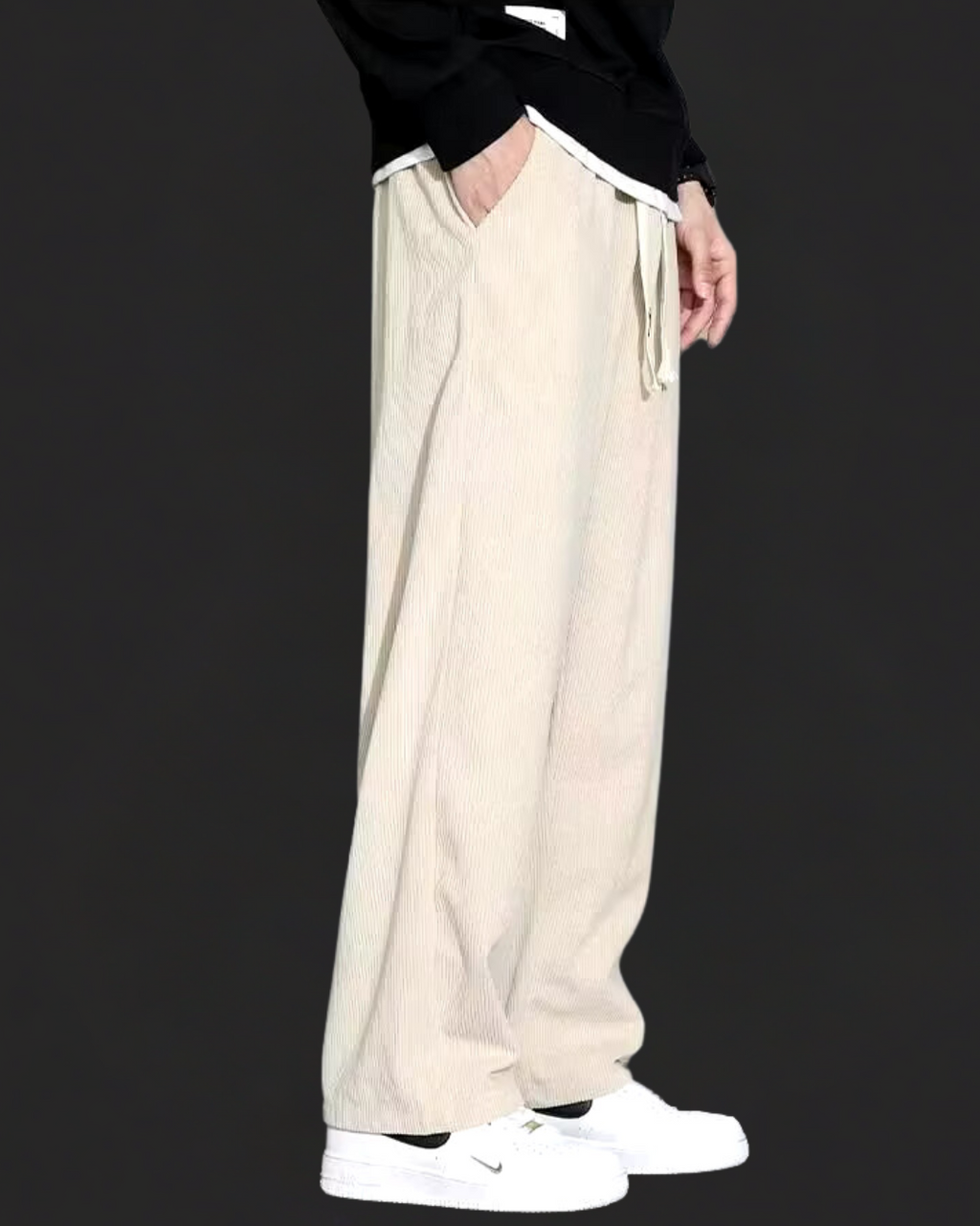 Tom Hollinger | Herren Cordhose Mit Kordelzug Und Geradem Bein