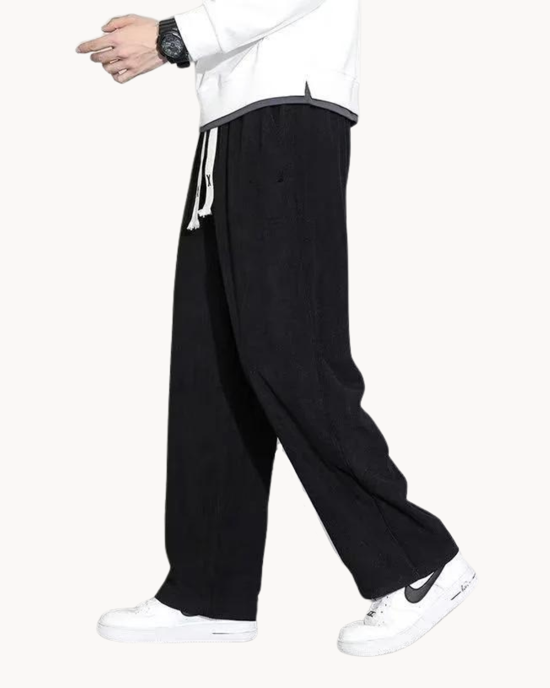 Tom Hollinger | Herren Cordhose Mit Kordelzug Und Geradem Bein