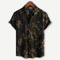 Tom Hollinger | Herren Kurzarmhemd Mit Blumenprint Und Knopfleiste