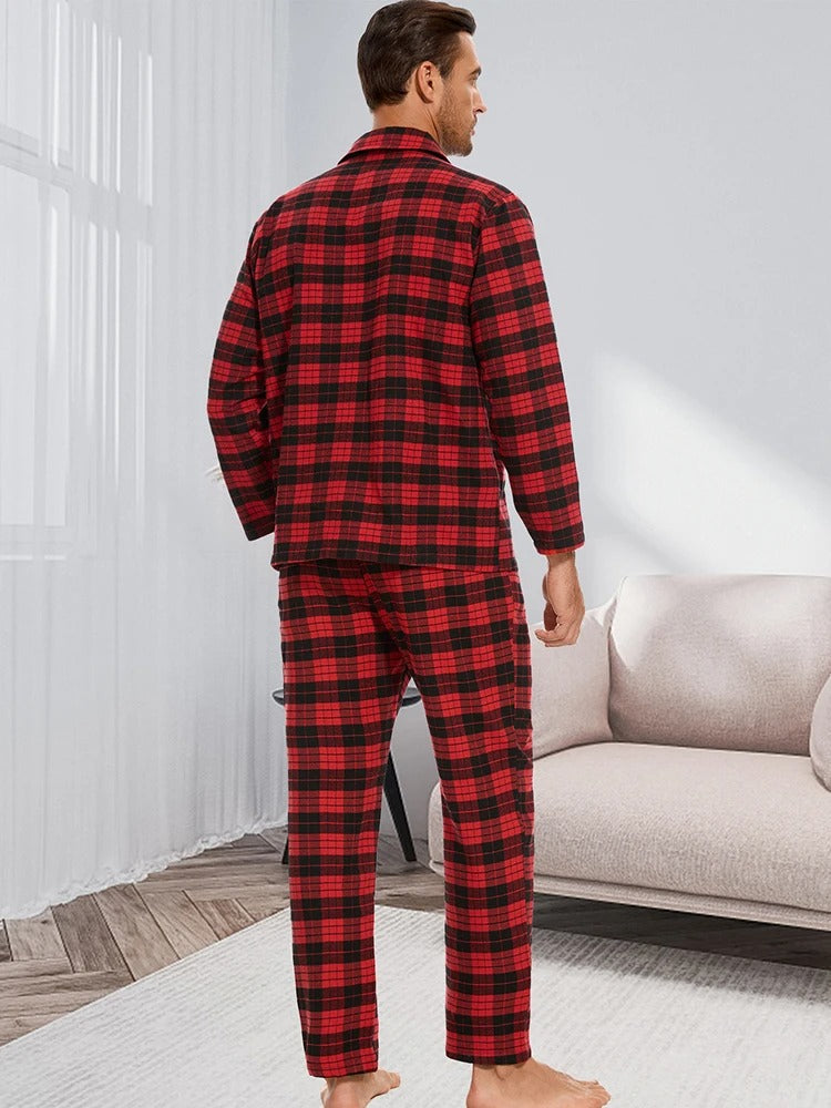 Tom Hollinger | Klassischer Karo Pyjama Set