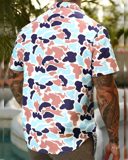 Tom Hollinger | Herren Kurzarmhemd Camouflage Regular Fit