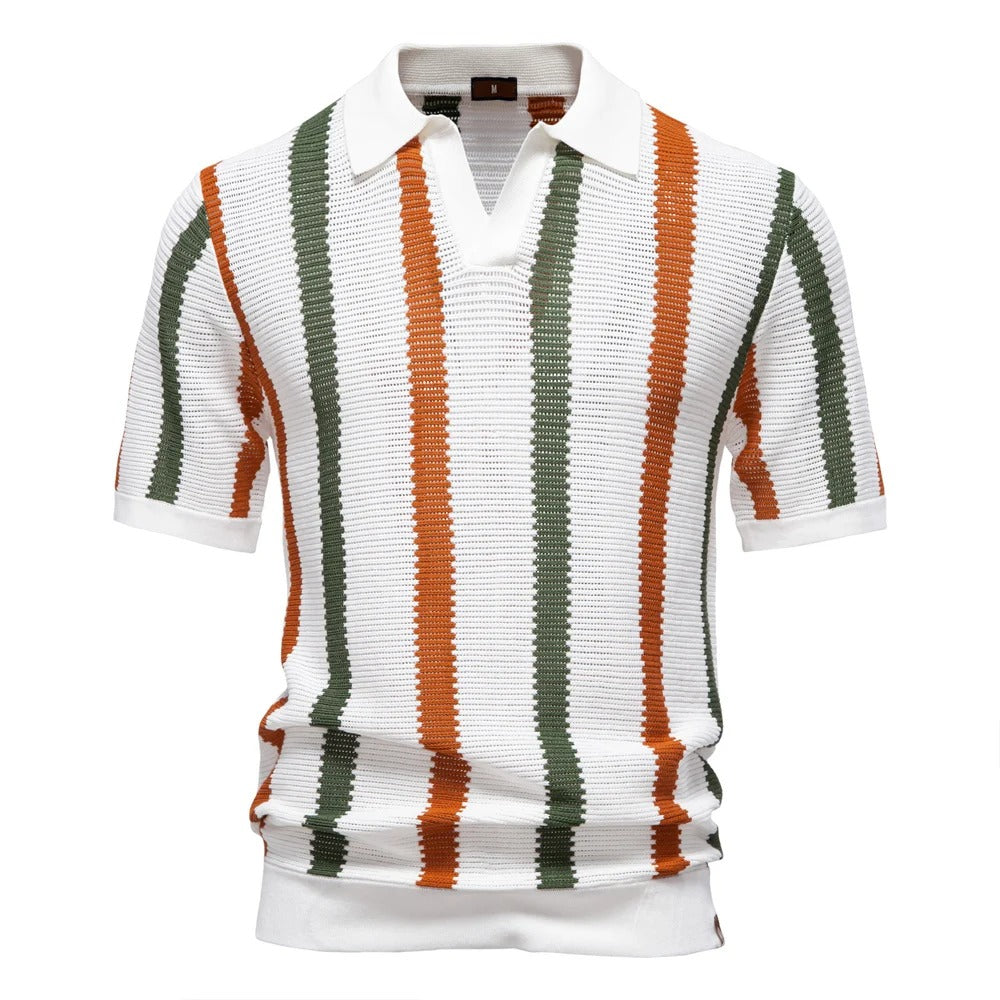 Tom Hollinger | Stilvolles Strick-Poloshirt