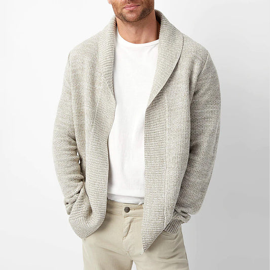 Tom Hollinger | Herren Wollstrick-Cardigan-Pullover