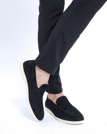 Tom Hollinger | Herren Wildleder Slipper Slip-On Business Schuhe