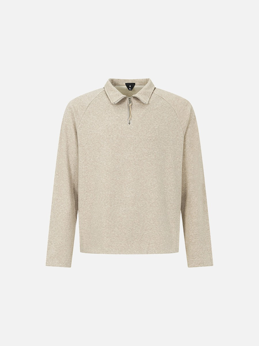Tom Hollinger | Damen Langarm Polo Shirt Mit Halbzip