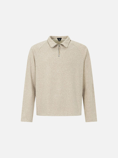 Tom Hollinger | Damen Langarm Polo Shirt Mit Halbzip