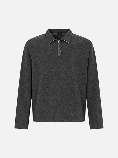 Tom Hollinger | Damen Langarm Polo Shirt Mit Halbzip