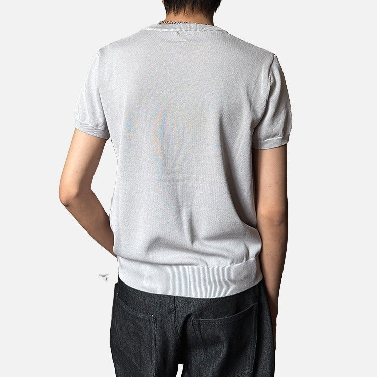 Tom Hollinger | Damen T Shirt Gerippt Mit Kurzen Ärmeln