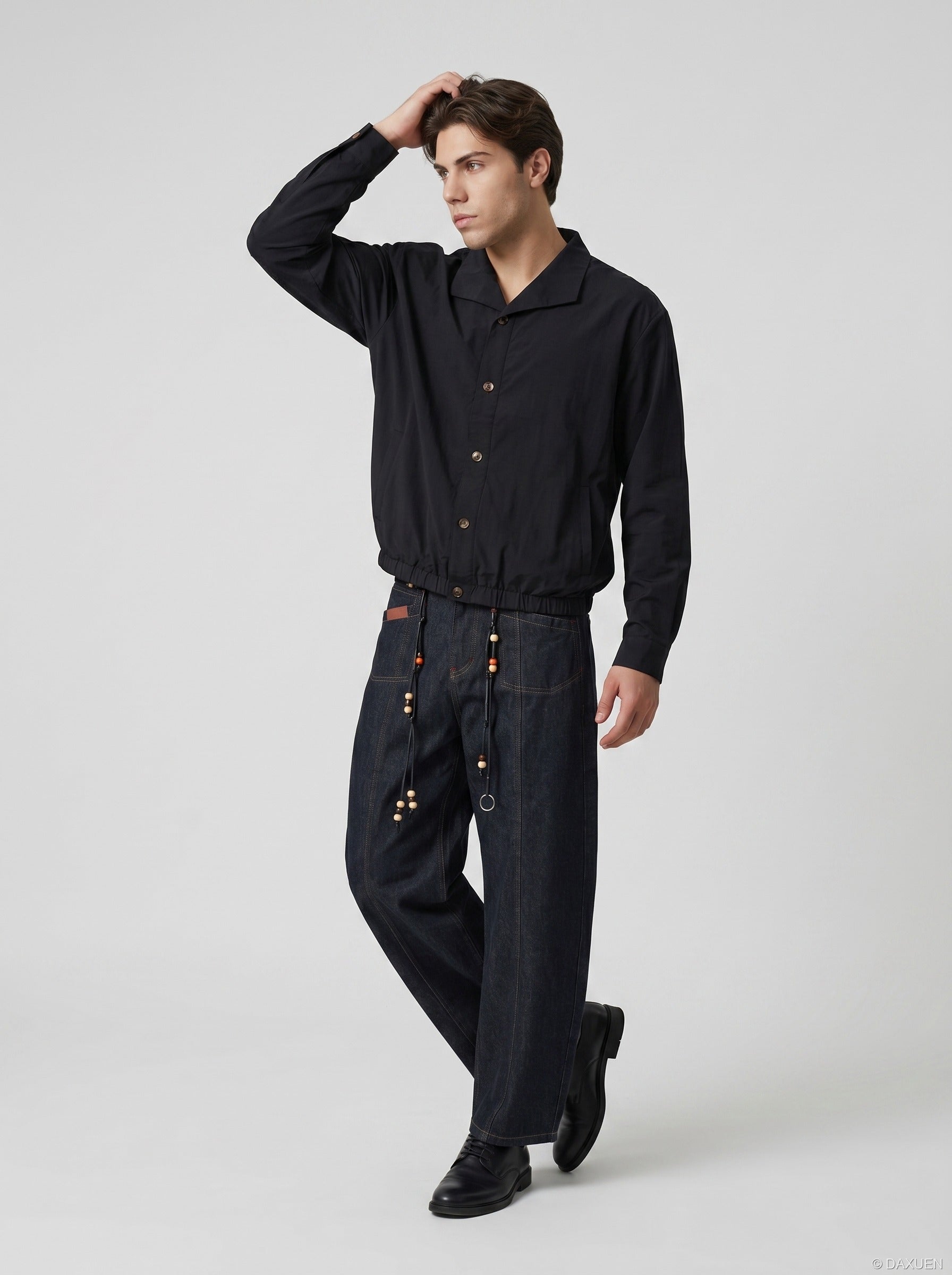 Tom Hollinger | Herren Blousonjacke Mit Camp Kragen In Relaxed Fit