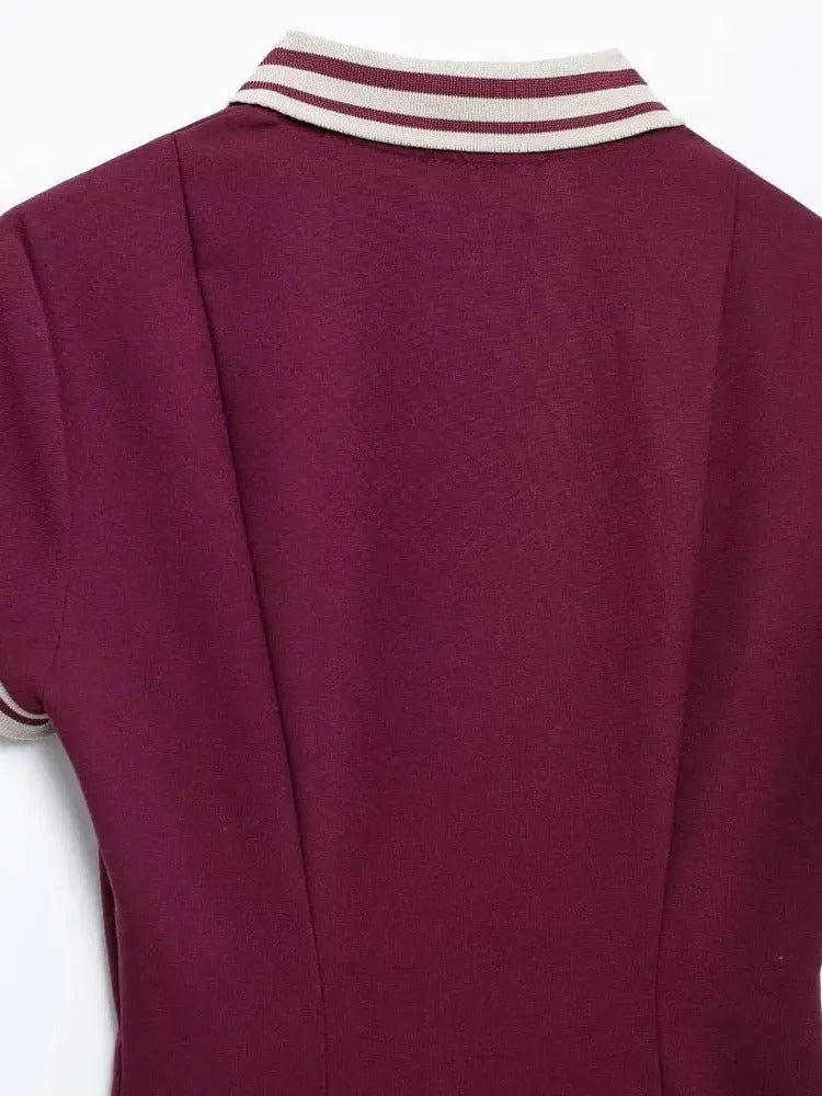 Tom Holinger | Elegantes Polokleid mit Faltenrock