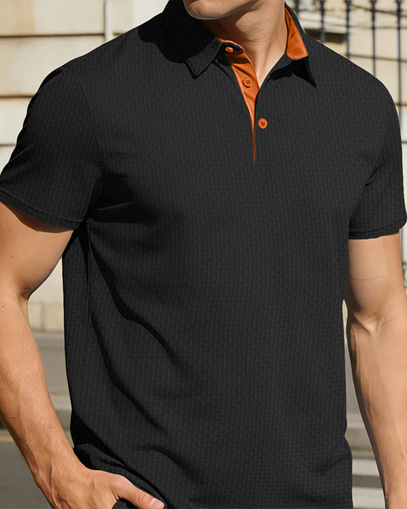 Tom Hollinger | Herren Poloshirt Baumwollmischung Kurzarm Regular Fit