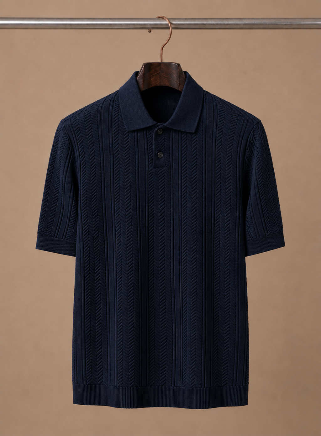 Tom Hollinger | Herren Slim Fit Atmungsaktives Sommer Polohemd