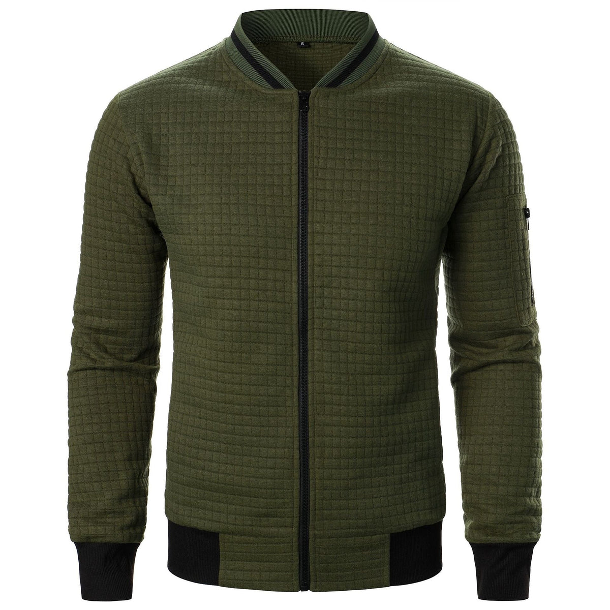 Herren Strickpullover mit Reißverschluss