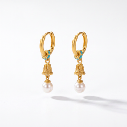 Bell Pearle Mini Jhumka Earrings