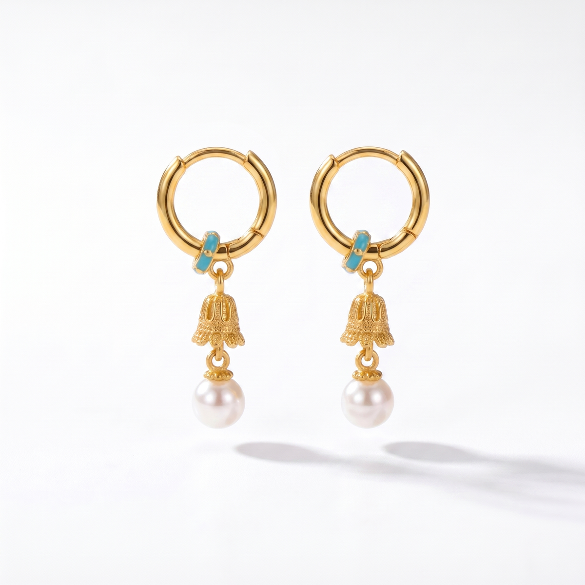 Bell Pearle Mini Jhumka Earrings