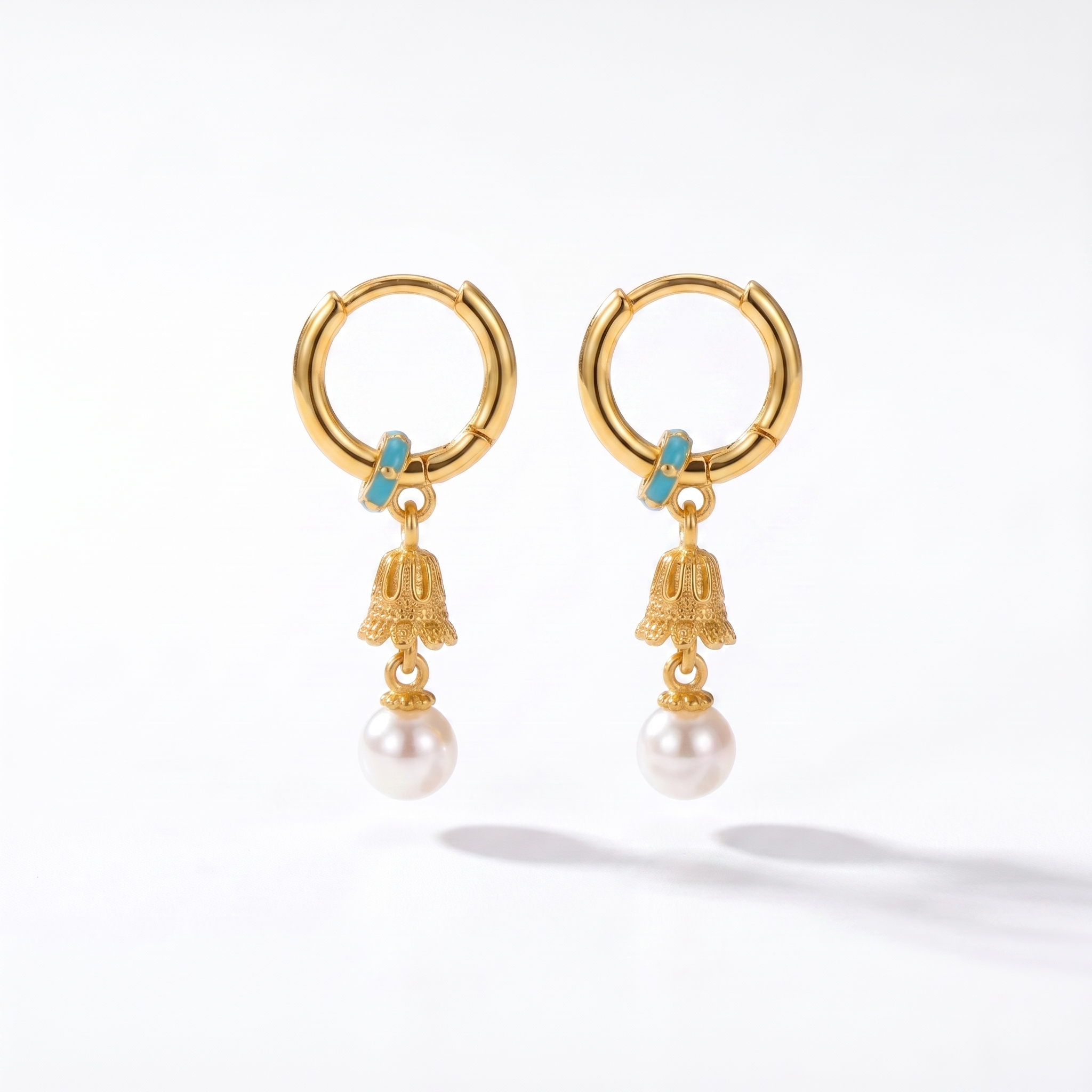 Bell Pearle Mini Jhumka Earrings