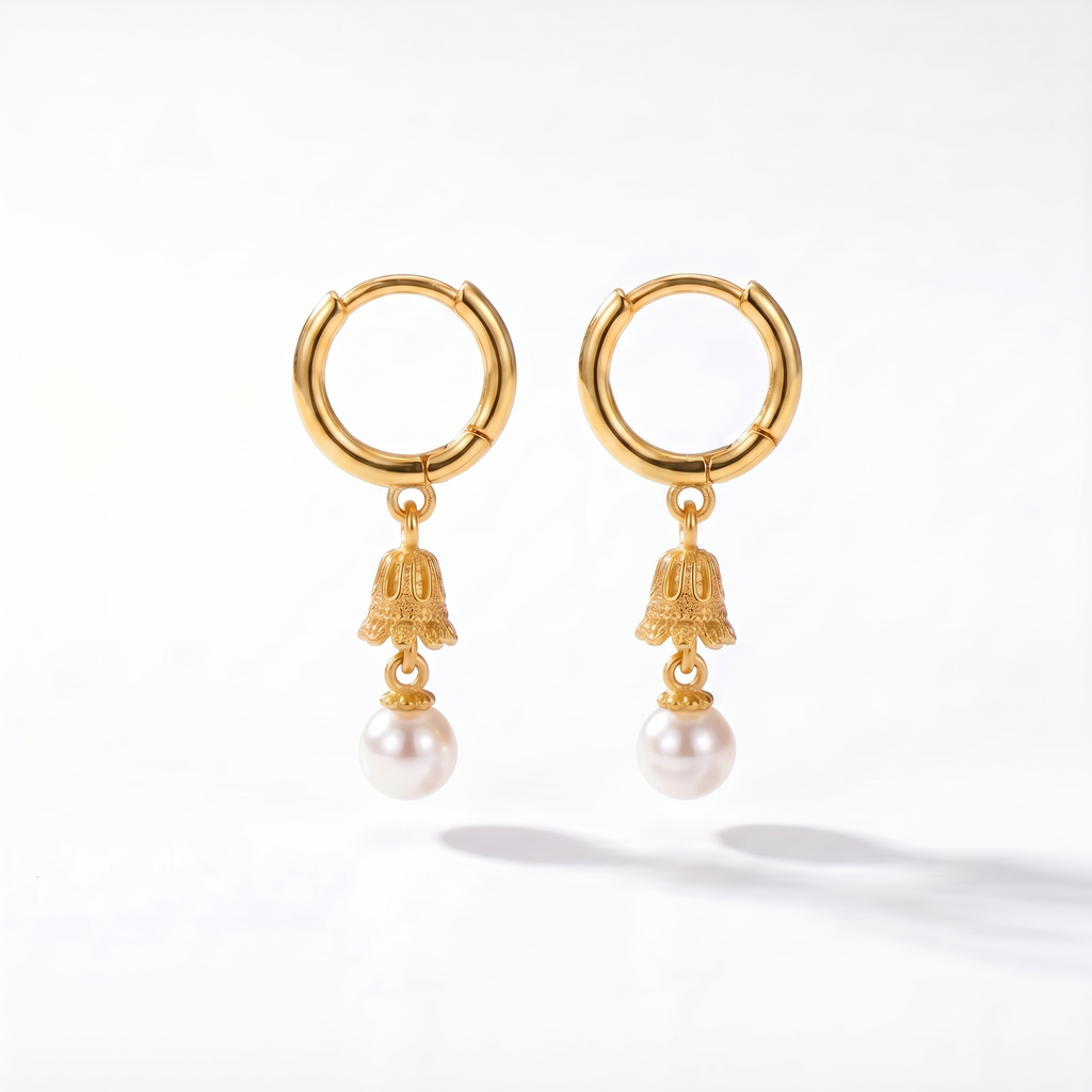 Bell Pearle Mini Jhumka Earrings
