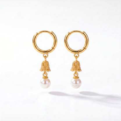 Bell Pearle Mini Jhumka Earrings