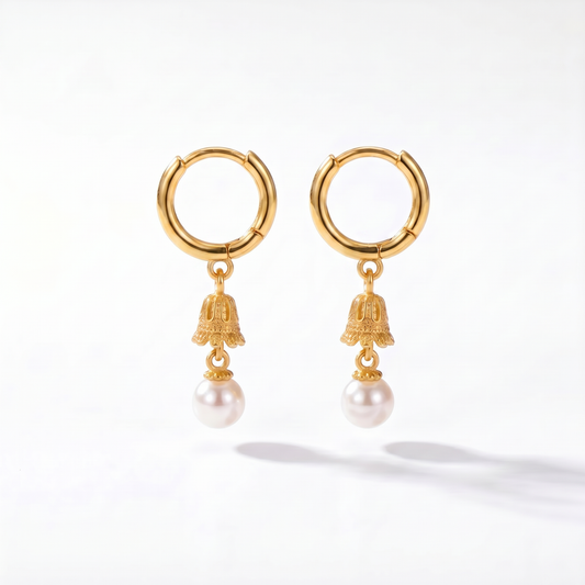 Bell Pearle Mini Jhumka Earrings