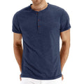 Tom Hollinger | Slim Fit Henley T-Shirt aus Baumwolle
