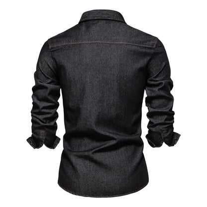 Tom Hollinger | Herren Jeanshemd aus Baumwolle